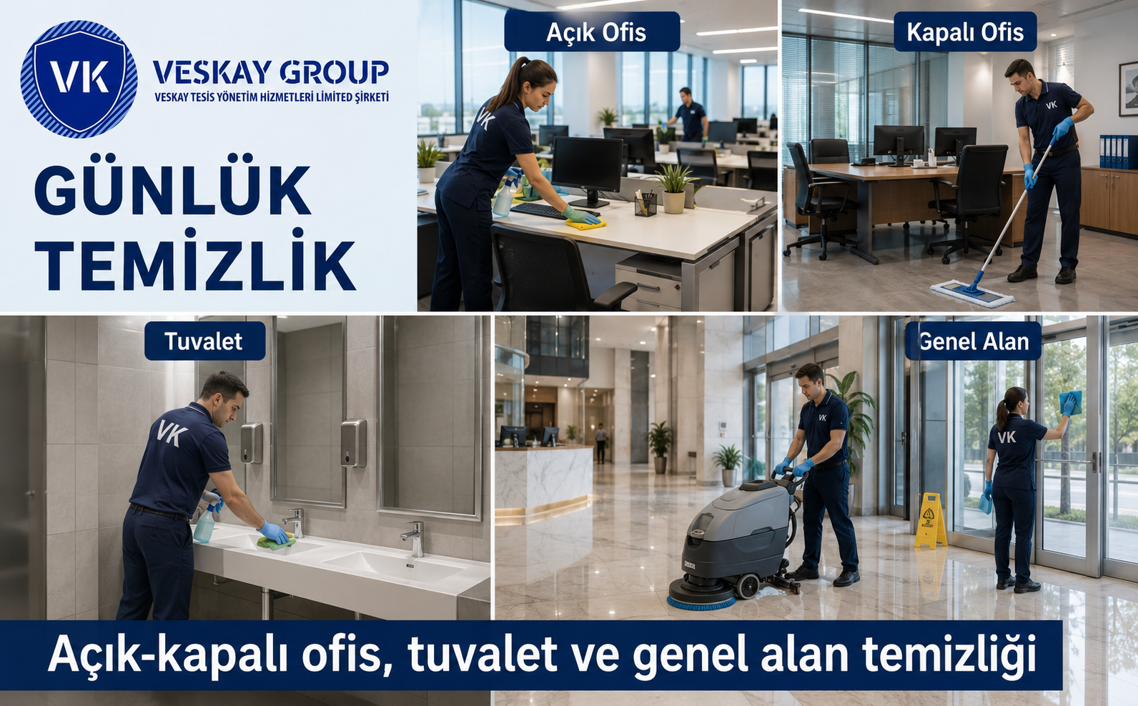 İstanbul günlük ofis temizlik hizmeti - Veskay Group