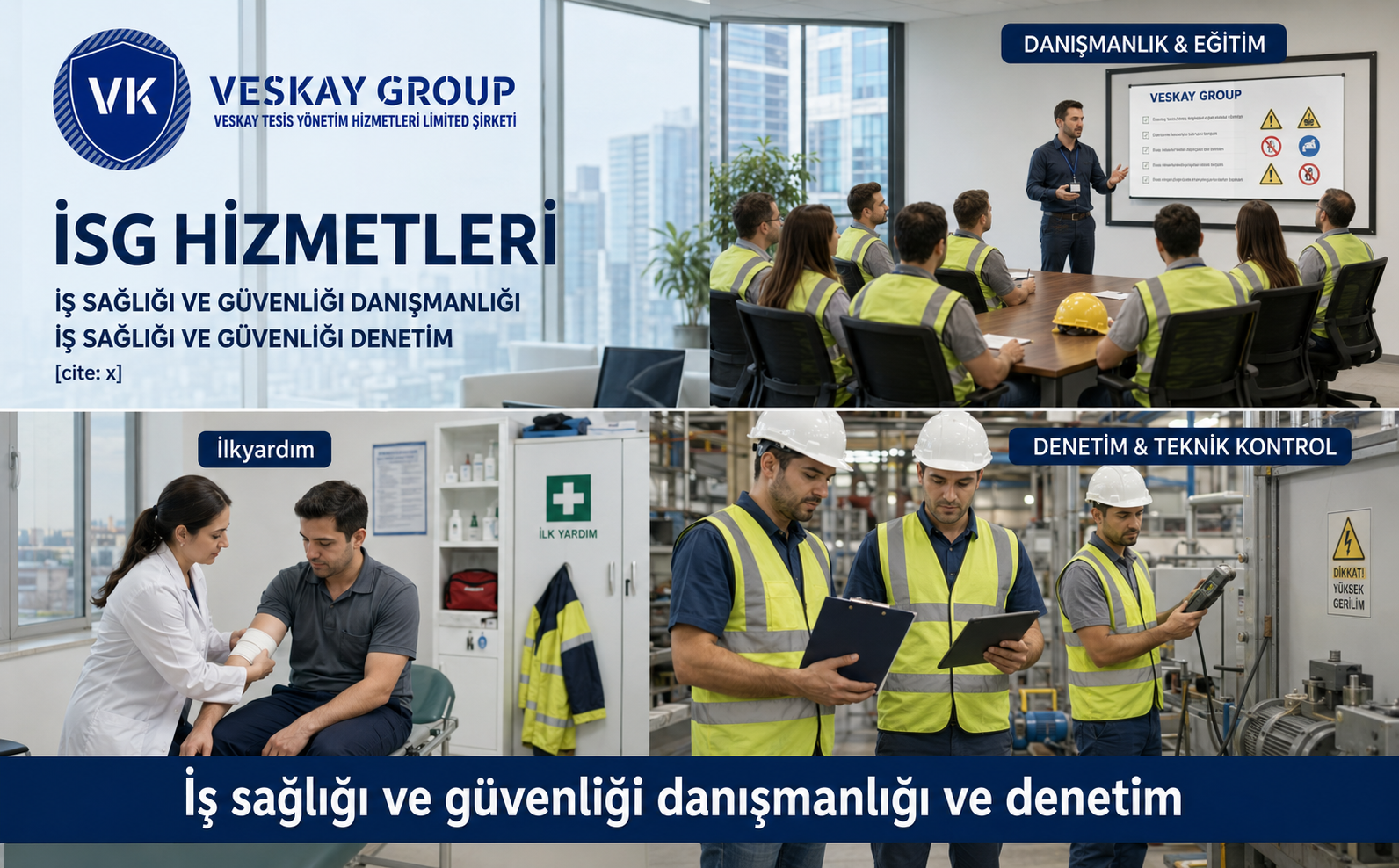 İstanbul iş sağlığı güvenliği İSG hizmeti - Veskay Group