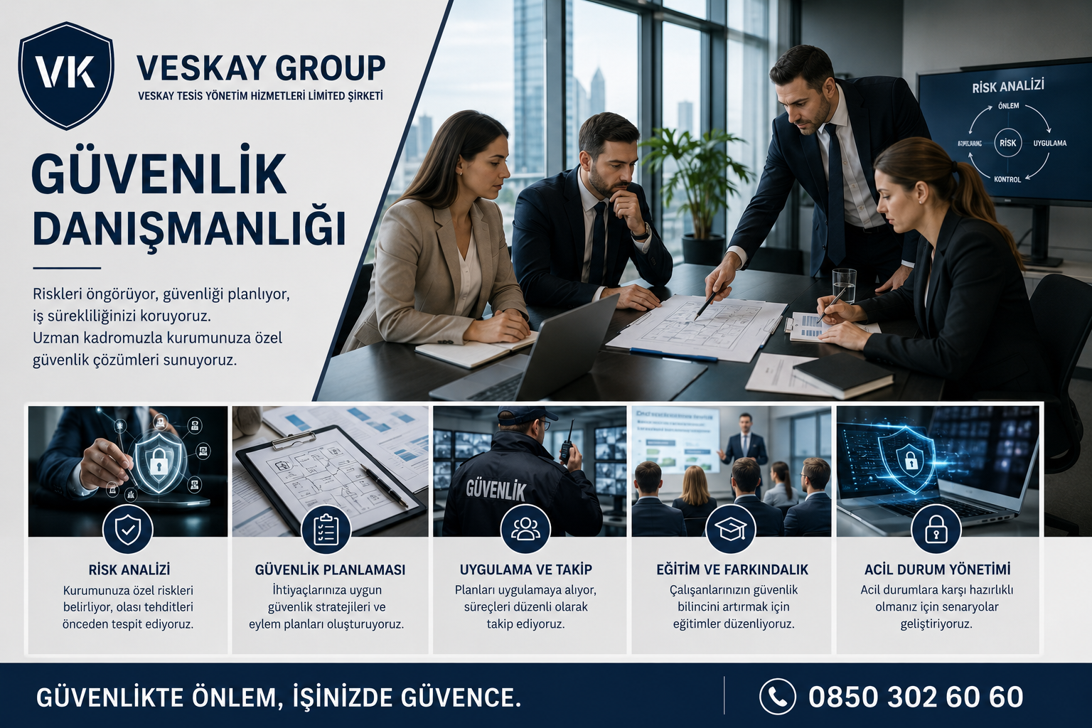 İstanbul güvenlik danışmanlığı - Veskay Group risk analizi